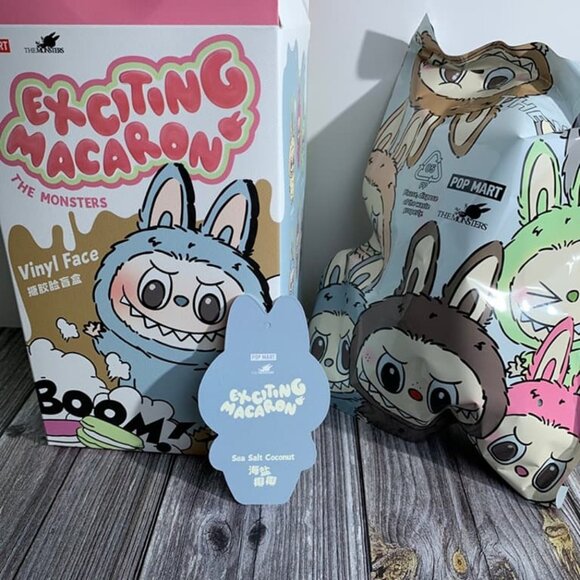 POP MART Labubu The Monsters Exciting Macaron Sea Salt Coconut - Picture 4 of 4